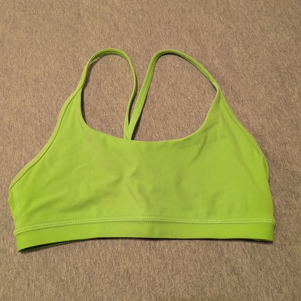 FLEO Lime Green Sports Bra